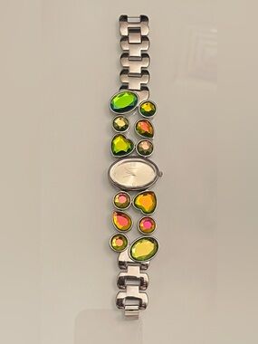 Stunning BY HUGO Quartz Women’s Wrist Watch Statement Piece Bracelet W Extender